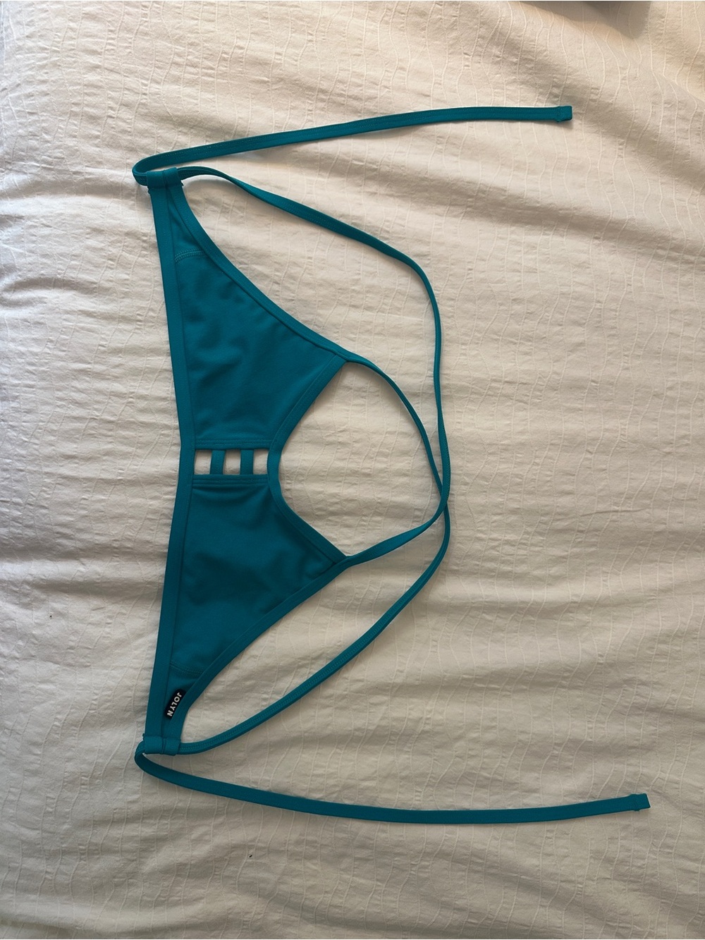 Jolyn Clothing Teal Bobcat Bikini Top